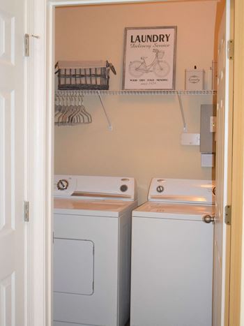 Model laundry room